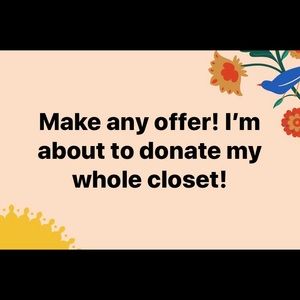 Make any offer!